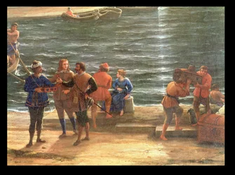 Ulysses Returning Chryseis to her Father (detail)